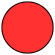 Red circle.