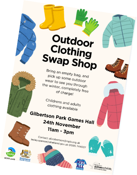 Outdoor Clothing Swap Shop poster
