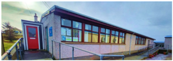 Exterior of Brae Youth Centre before refurbishment