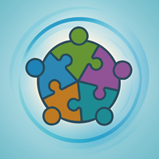 The Place-Based Working icon with a blue background