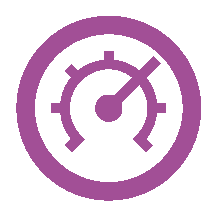 purple indicator icon